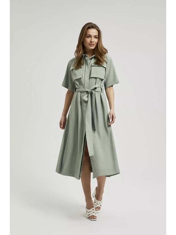 Moodo Olivne srajčne obleke