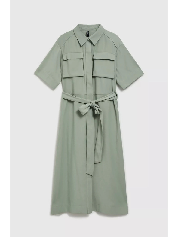 Moodo Olivne srajčne obleke