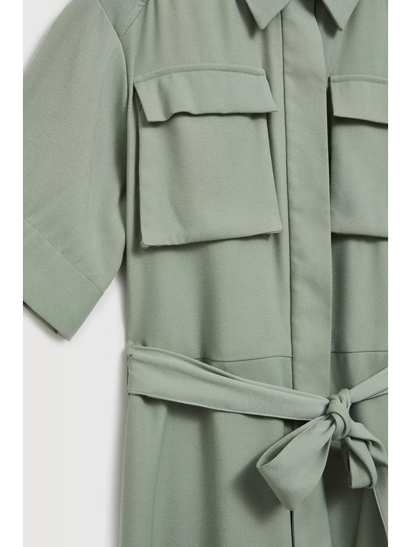 Moodo Olivne srajčne obleke