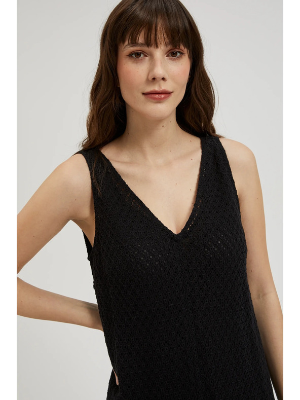 Moodo Črne naramne obleke