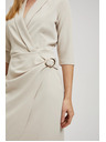 Moodo Kremaste zavihane obleke