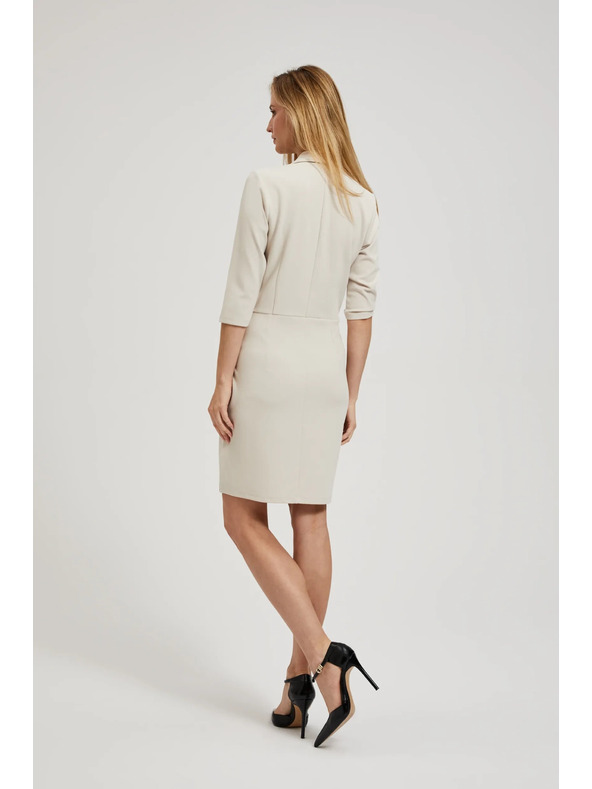 Moodo Kremaste zavihane obleke