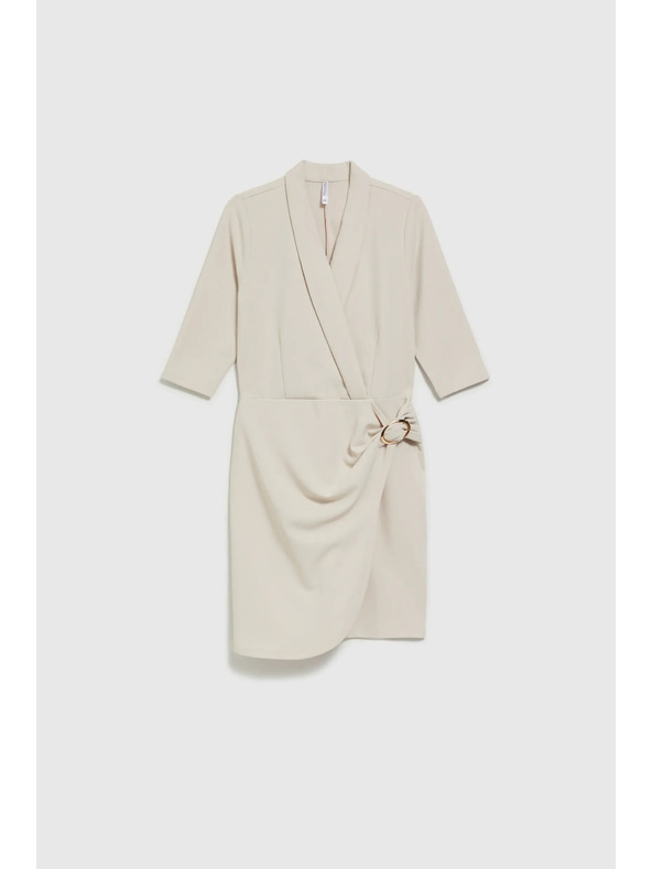 Moodo Kremaste zavihane obleke