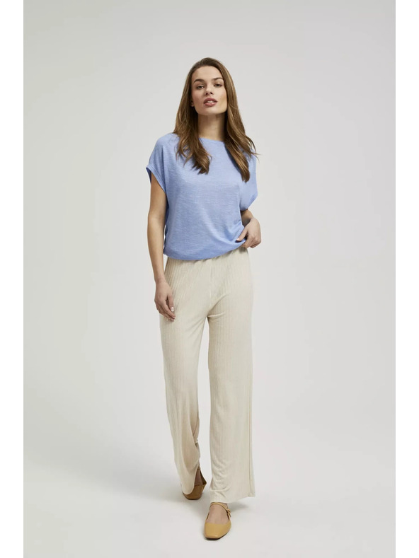 Moodo Svetlo moder ohlapni top