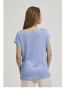 Moodo Svetlo moder ohlapni top