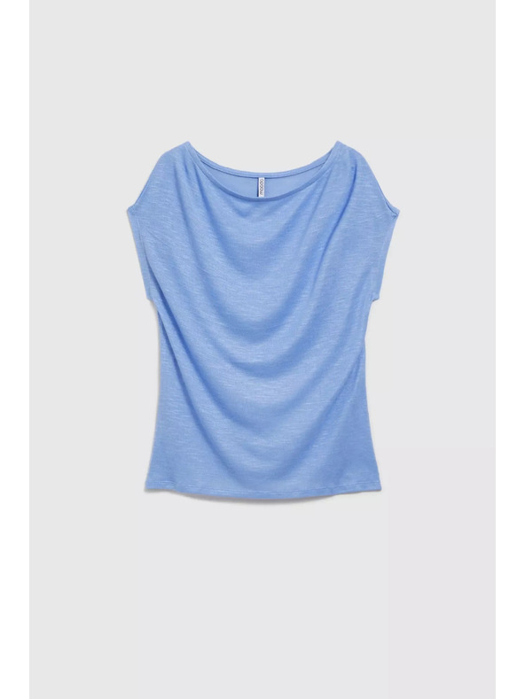 Moodo Svetlo moder ohlapni top