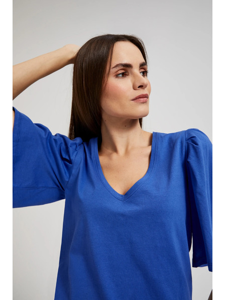 Moodo Moder top s širokimi rokavi