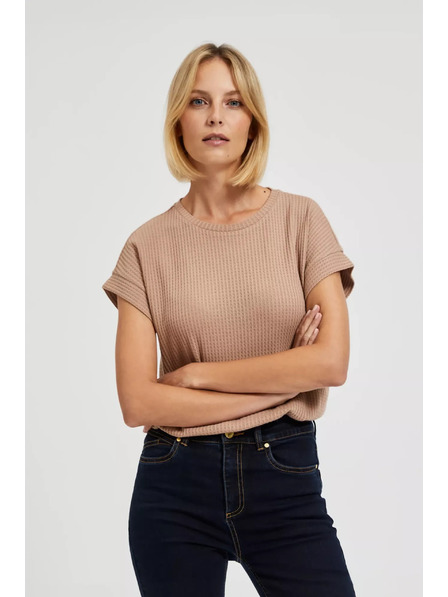 Moodo Svetlo rjav top