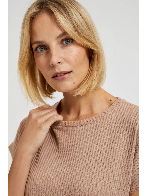 Moodo Svetlo rjav top