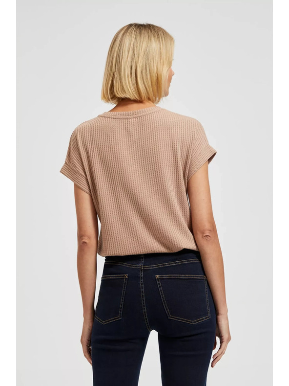 Moodo Svetlo rjav top