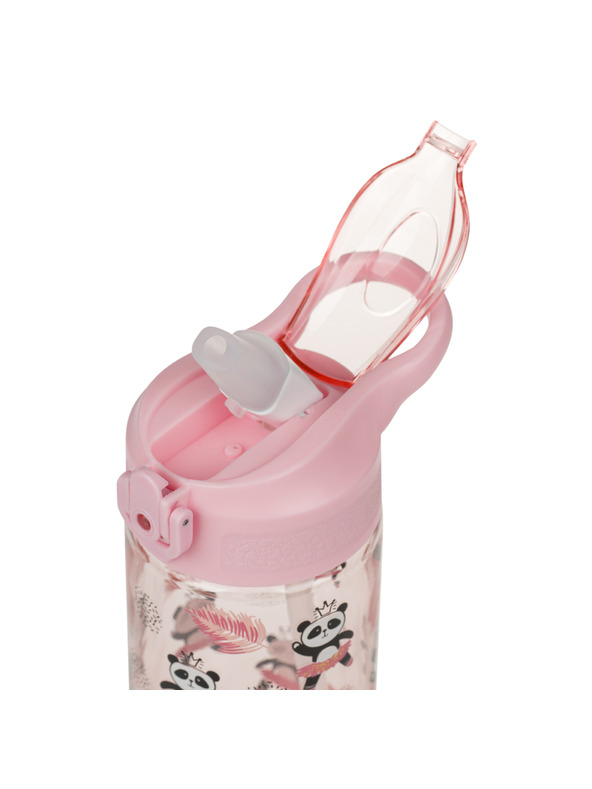 BAAGL  BAAGL Tritanska steklenica za pijačo z slamico Panda 500 ml