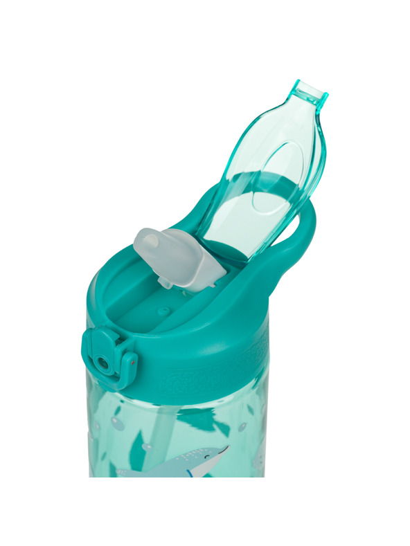 BAAGL  BAAGL Tritanska steklenica za pitje z slamico Delfin 500 ml