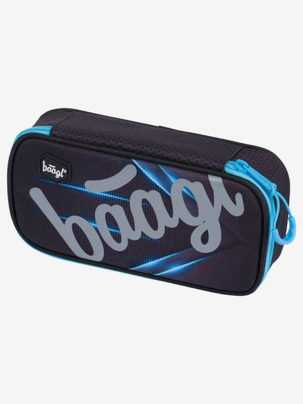 BAAGL  Črni 3 kompleti skate bluelight: nahrbtnik, peresnica, torba Baagl