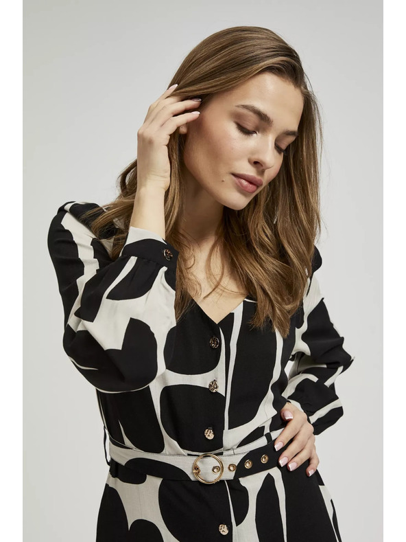 Moodo Obleka z pasom