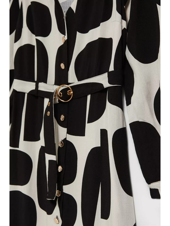 Moodo Obleka z pasom