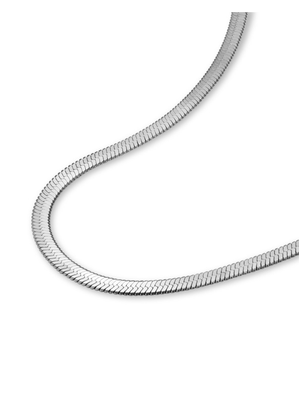 Rosefield Rosefield ogrlica srebrne barve Snake JNFSS-J528