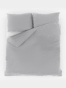 Kvalitex Francosko muslinasto posteljno perilo 240x220, 70x90cm svetlo sivo Kvalitex