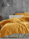 Kvalitex Muslinasto posteljno perilo 140x200, 70x90cm rumeno Kvalitex