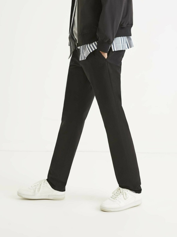 Celio Črne moške hlače Celio