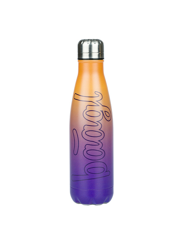 BAAGL  BAAGL Termovka s kovinskim pokrovom Gradient rumeno-vijolična, 500 ml