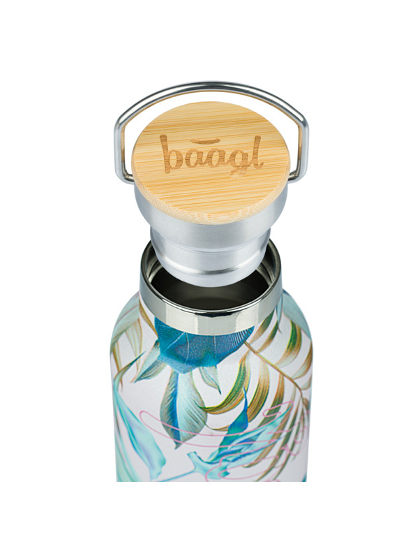 BAAGL  BAAGL Termovka z bambusovim pokrovom Listi, 500 ml