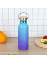 BAAGL  BAAGL Termovka z bambusovim pokrovom Gradient modro-vijolična, 500 ml