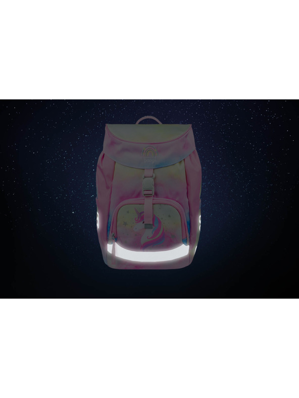 BAAGL  BAAGL Šolski nahrbtnik Airy Rainbow Samorog