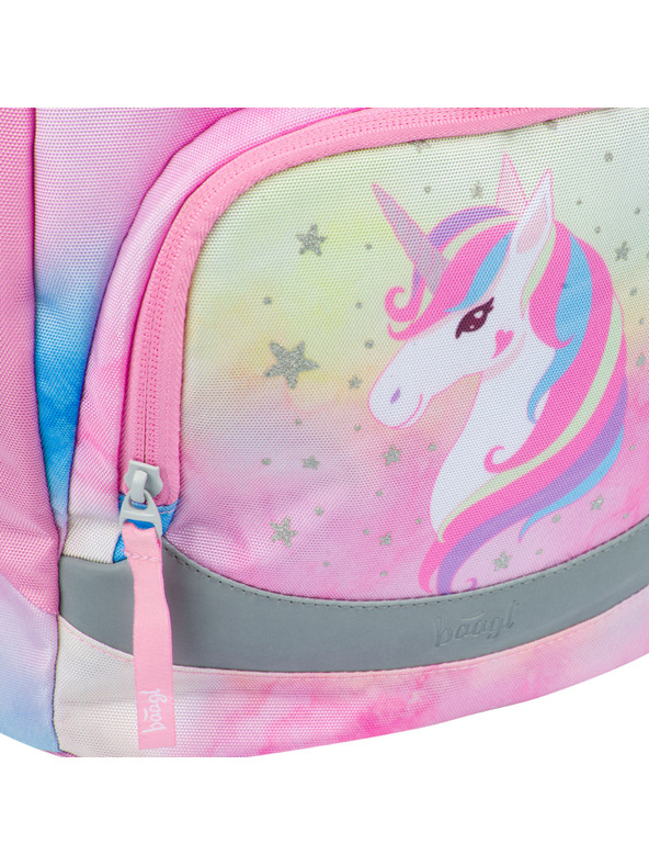 BAAGL  BAAGL Šolski nahrbtnik Airy Rainbow Samorog