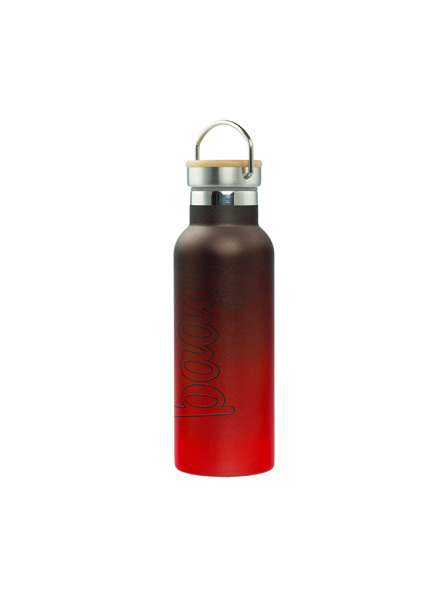 BAAGL  BAAGL Termovka z bambusovim pokrovom Gradient rdeče-črna, 500 ml