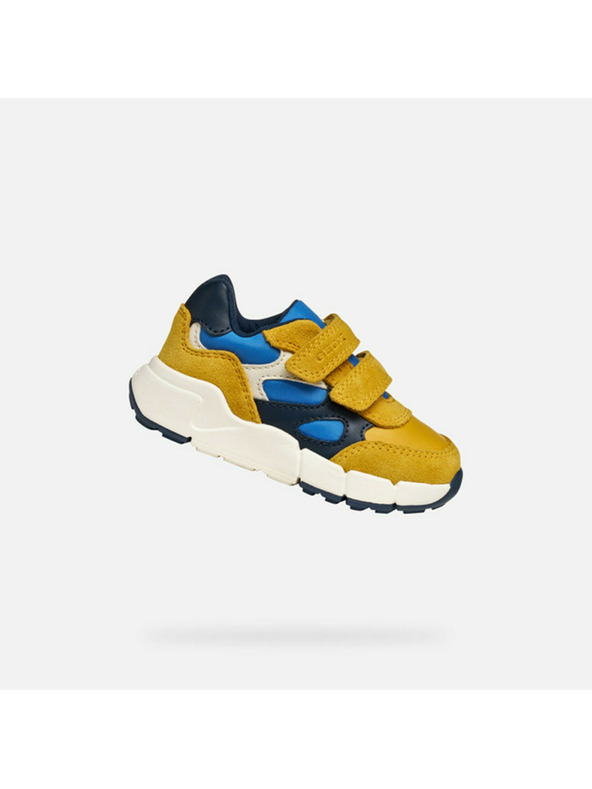 Geox Dečki prvi koraki Geox Flexyper Rumena