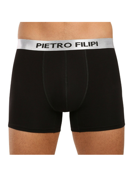 Pietro Filipi Komplet dveh - moške boksarice Pietro Filipi črne Metalic mix