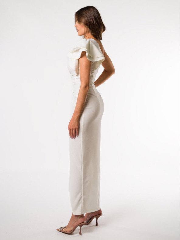 Edoti SAONA maksi obleka - kremna