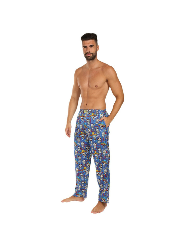 Styx Moške spalne hlače Styx lobanje