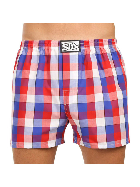Styx Komplet treh moških kratkih hlač Styx classic elastic večbarvnih