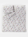 Kvalitex Francoska bombažna posteljnina PROVENCE COLLECTION 200x200, 70x90cm FLORENCE siva