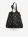 Reisenthel Črna pikčasta nakupovalna torba Reisenthel Mini Maxi Shopper