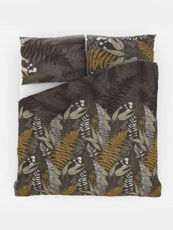 Kvalitex Saténové francúzske posteľné obliečky LUXURY COLLECTION 1+2, 200x200, 70x90cm PAPRADIE