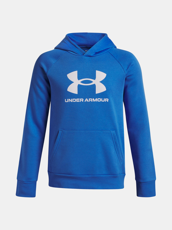 Under Armour Deški pulover  Under Armour UA Rival Fleece BL Hoodie-BLU