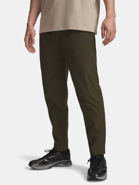 Under Armour Moške športne hlače Under Armour UA UNSTPBLE WOVEN TX TAPER-GRN