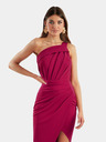 Edoti KARMINE midi obleka - fuksijeva