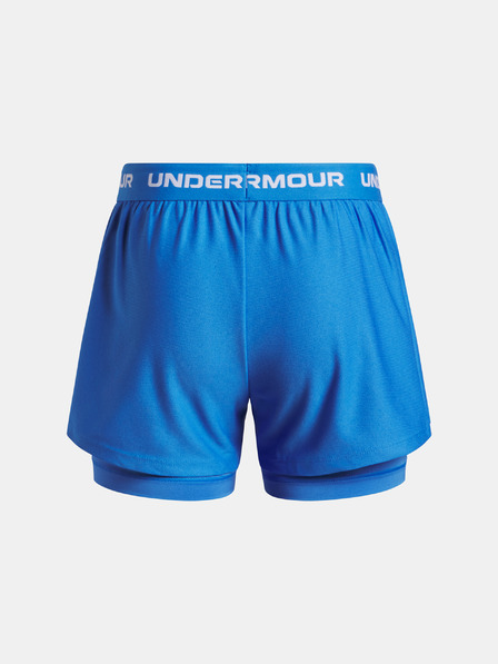 Under Armour Dekliške kratke hlače Under Armour UA Tech Play Up 2n1 Short-BLU