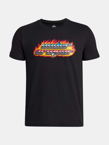 Under Armour Fantovska majica Under Armour UA Flame WM SS-BLK