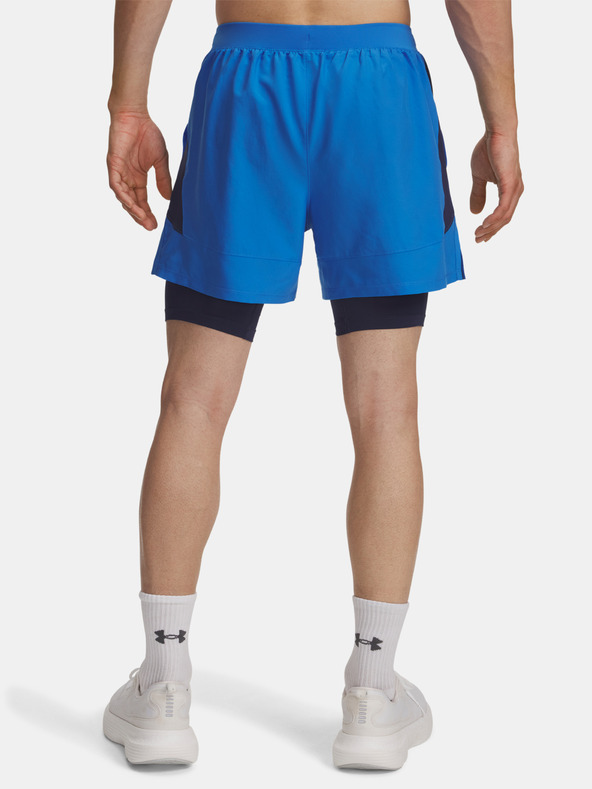 Under Armour Moške kratke hlače Under Armour UA LAUNCH 5'' 2-IN-1 SHORTS-BLU