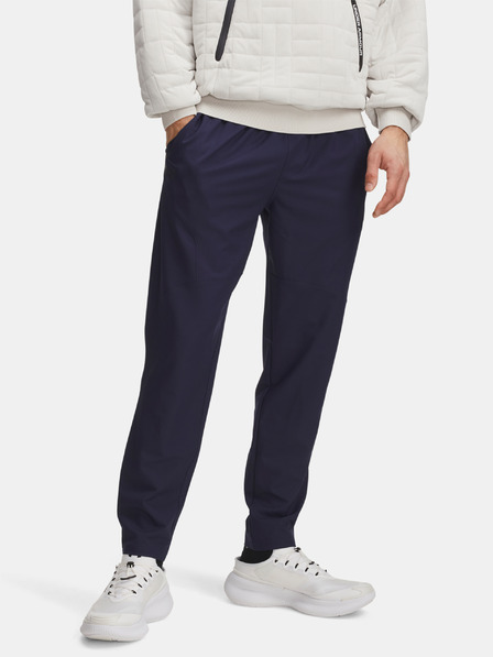 Under Armour Moške športne hlače Under Armour UA Unstoppable Tapered Pants-BLU