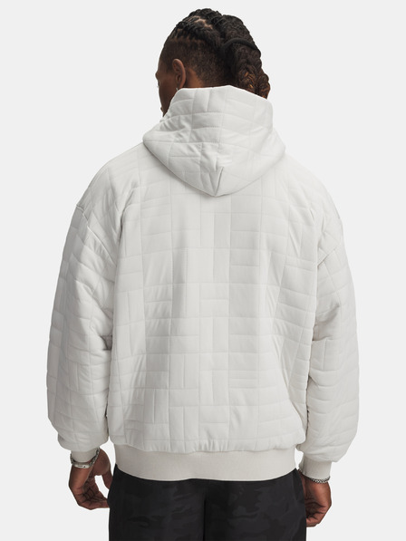 Under Armour Moška jopica Under Armour UA Unstoppable Flc Txtr Hdy-WHT