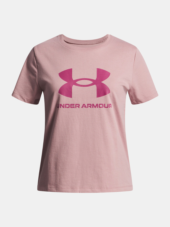 Under Armour Dekliška majica Under Armour UA BIG LOGO SS-PNK