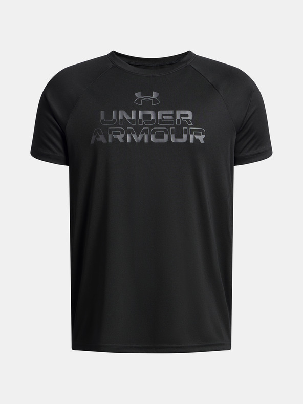 Under Armour Deška majica Under Armour UA Tech Split Wordmark SS-BLK