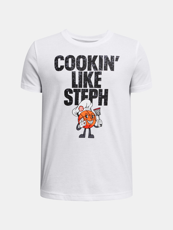 Under Armour Deška majica Under Armour Curry Chef Tee-WHT