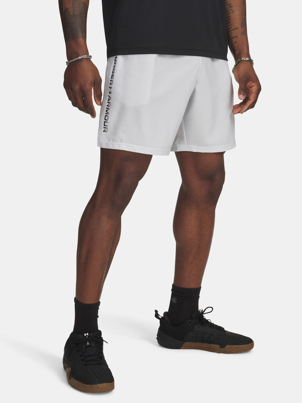 Under Armour Moške kratke hlače Under Armour UA Tech Woven Wordmark Short-GRY