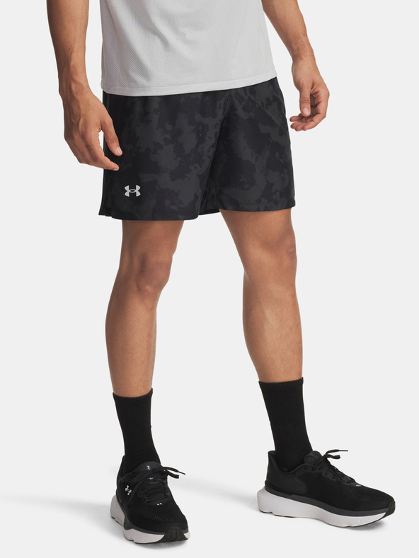 Under Armour Moške kratke hlače Under Armour UA LAUNCH 7'' PRINT SHORTS-GRY